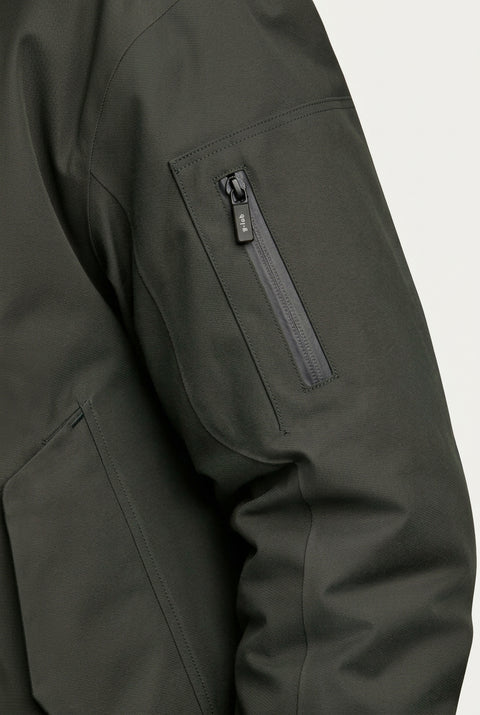 g-lab PULSE Bomberjacke in Dusty Olive mit funktionaler Ärmeltasche