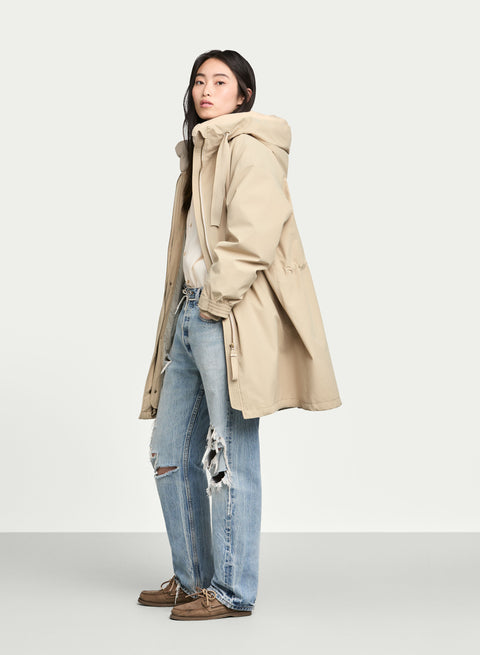 g-lab JOY Damenjacke in Powder mit eleganter Passform und funktionaler Kapuze