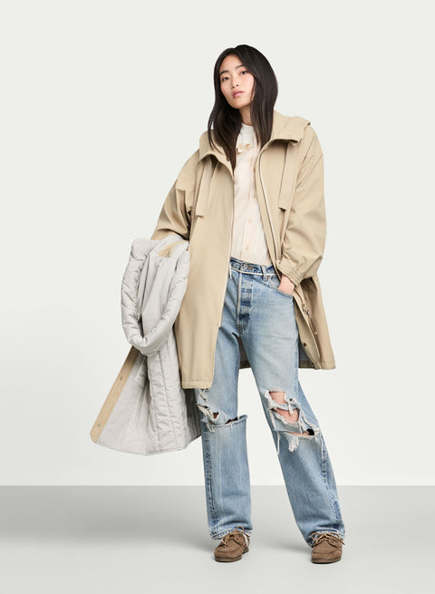 g-lab JOY Jacke in Powder ohne Innenfutter als leichte wasserdichte Übergangsjacke